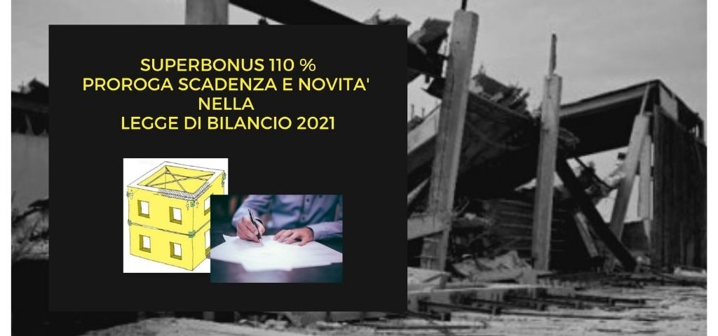 Superbonus 110% proroga e novità