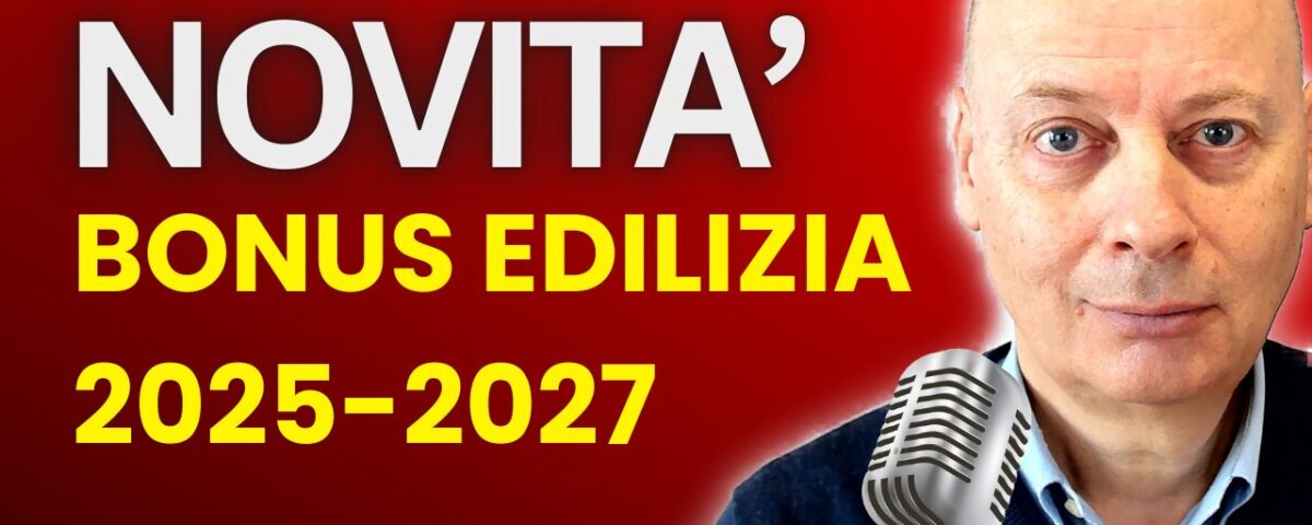 Copertina bonus edilizia 2025